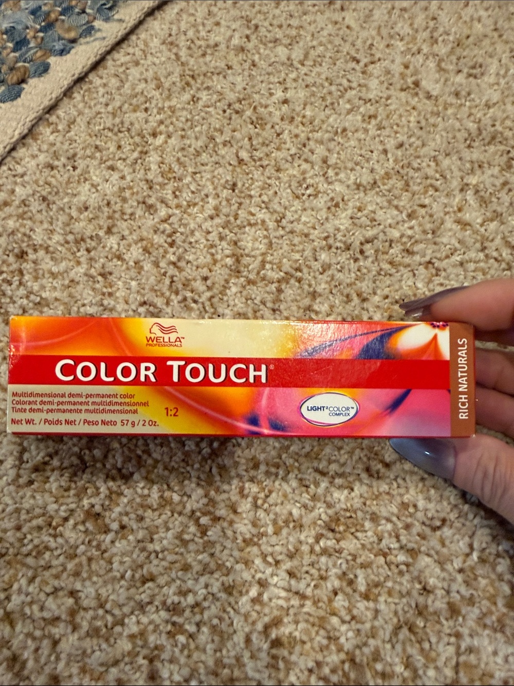 Wella Color Touch Rich Naturals Demi-Permanent Hair Color 9/16 NIB